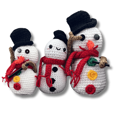 Crochet Snowman Set